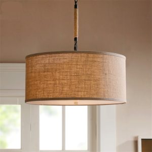 Plafonnier Séjour – Lampe en Corde : Le Plafonnier Tissu Idéal