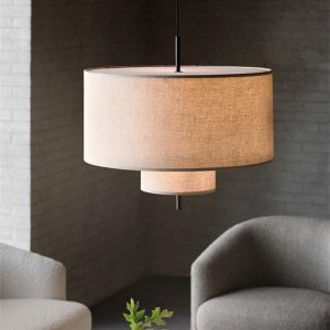 Plafonnier lanterne en tissu – Le Plafonnier Chambres Parfait