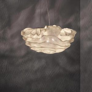 Plafonnier design en tissu : élégance et style pour votre salon