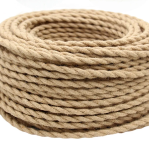Câble Électrique pour Lampe Suspendue en corde vintage