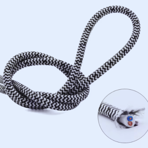 Câble Électrique pour Lampe Suspendue en textile