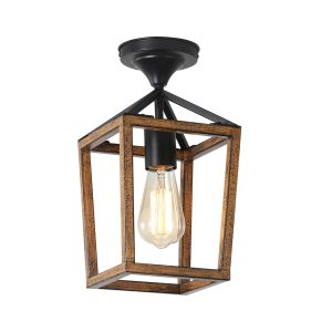 Plafonnier lanterne vintage – Plafonnier extérieur élégant
